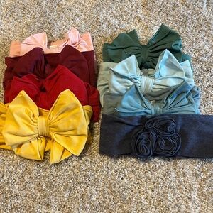 Ruffle Butts bow headbands bundle